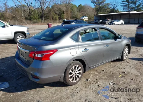 2018 Nissan Sentra Sv из США, поврежденный, VIN 3N1AB7APXJY204950